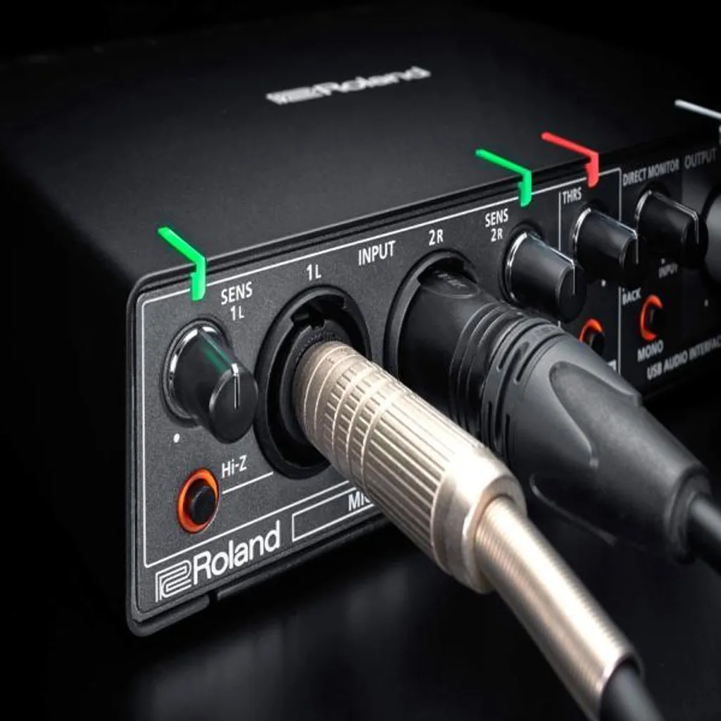 Interface audio USB Roland Rubix44 avec préamplis micro et MIDI pour studio - 6