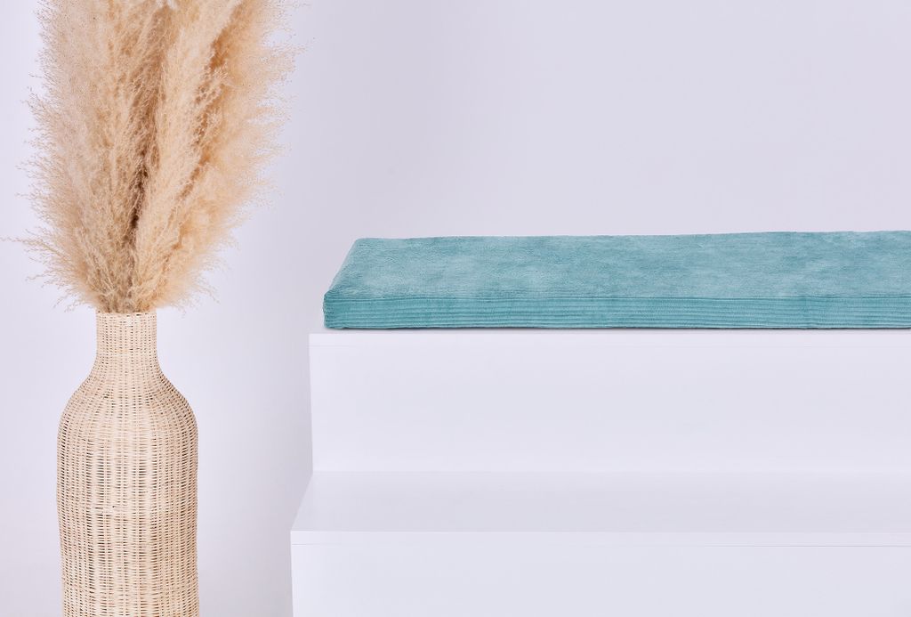 KraftKids Sitzauflage Cord Breitcord Mint STUVA/SMÅSTAD: 90 x 52 cm