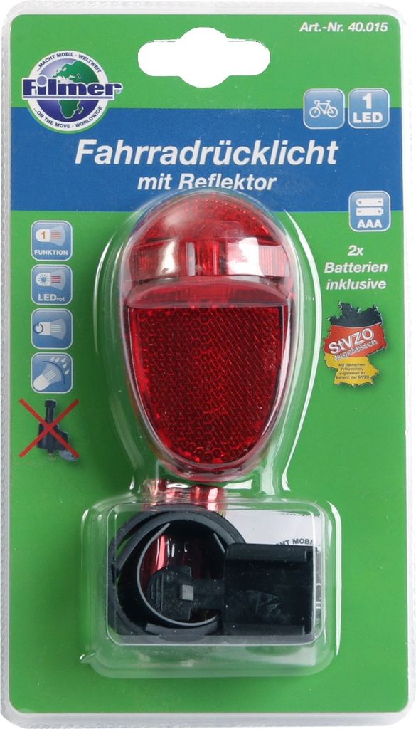 Tylne światło LED z reflektorem Zdjęcie produktu 2