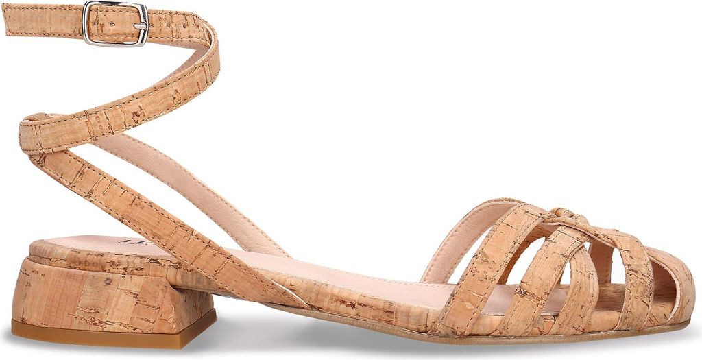 Desa Vegane Sandalen - Nachhaltige Slingback-Sandalen aus Kork