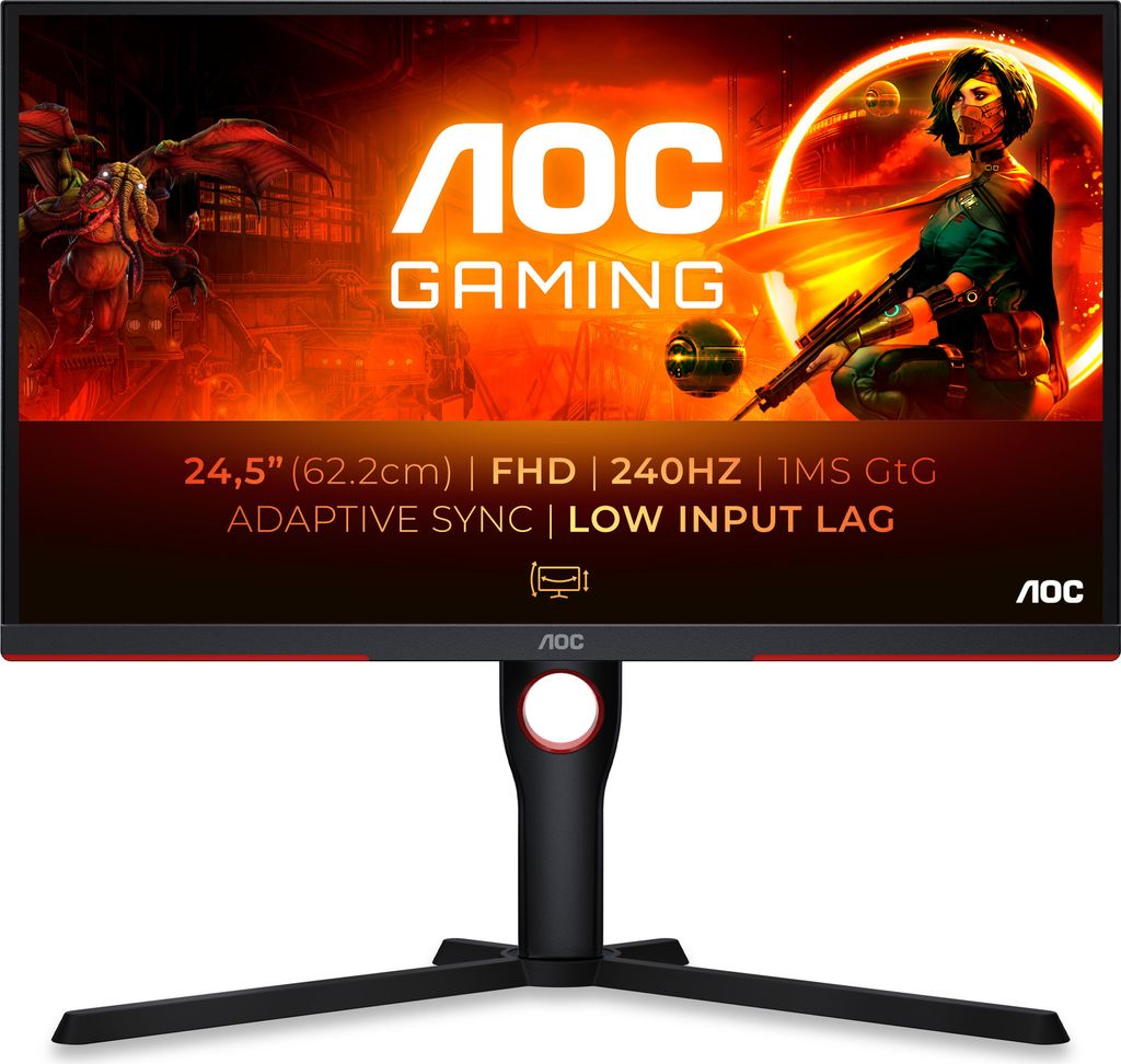 AOC Gaming 25G3ZM/BK - Séria G3 - LED monitor - herný - Obrázok produktu 