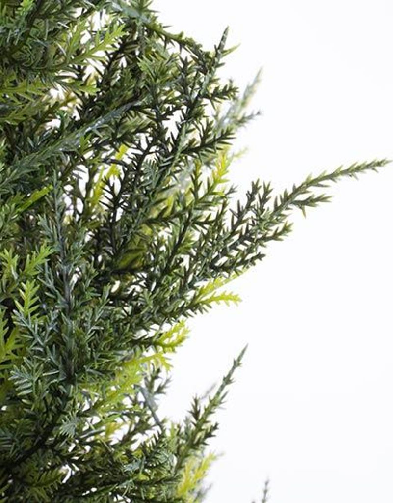 artplants.de Kunstbaum Zeder Henriette im Übertopf, grün, 150 cm - Künstliche Zypresse