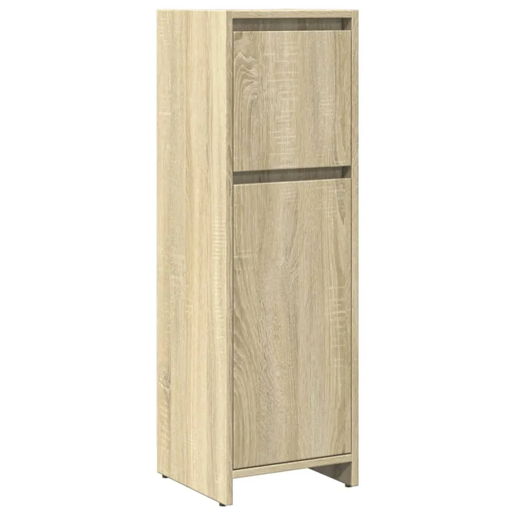 Maison Exclusive - Set Mobili da Bagno 3 pz Rovere Sonoma in Legno Multistrato - 7