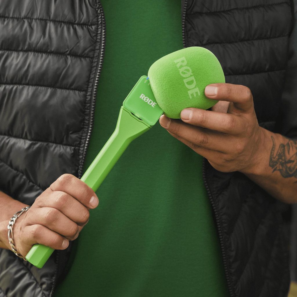 Rode Handadapter Interview GO Grün Produktbild 