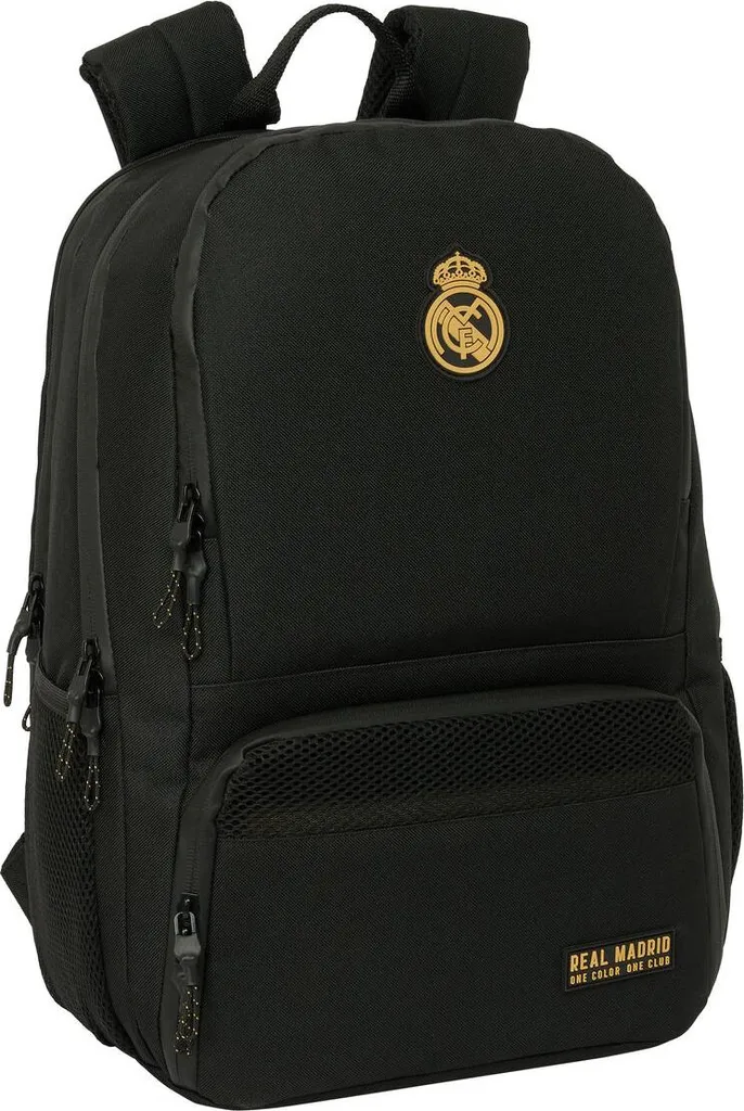 Sac à dos sport Real Madrid pour Paddle et Fitness Noir Taille Unique