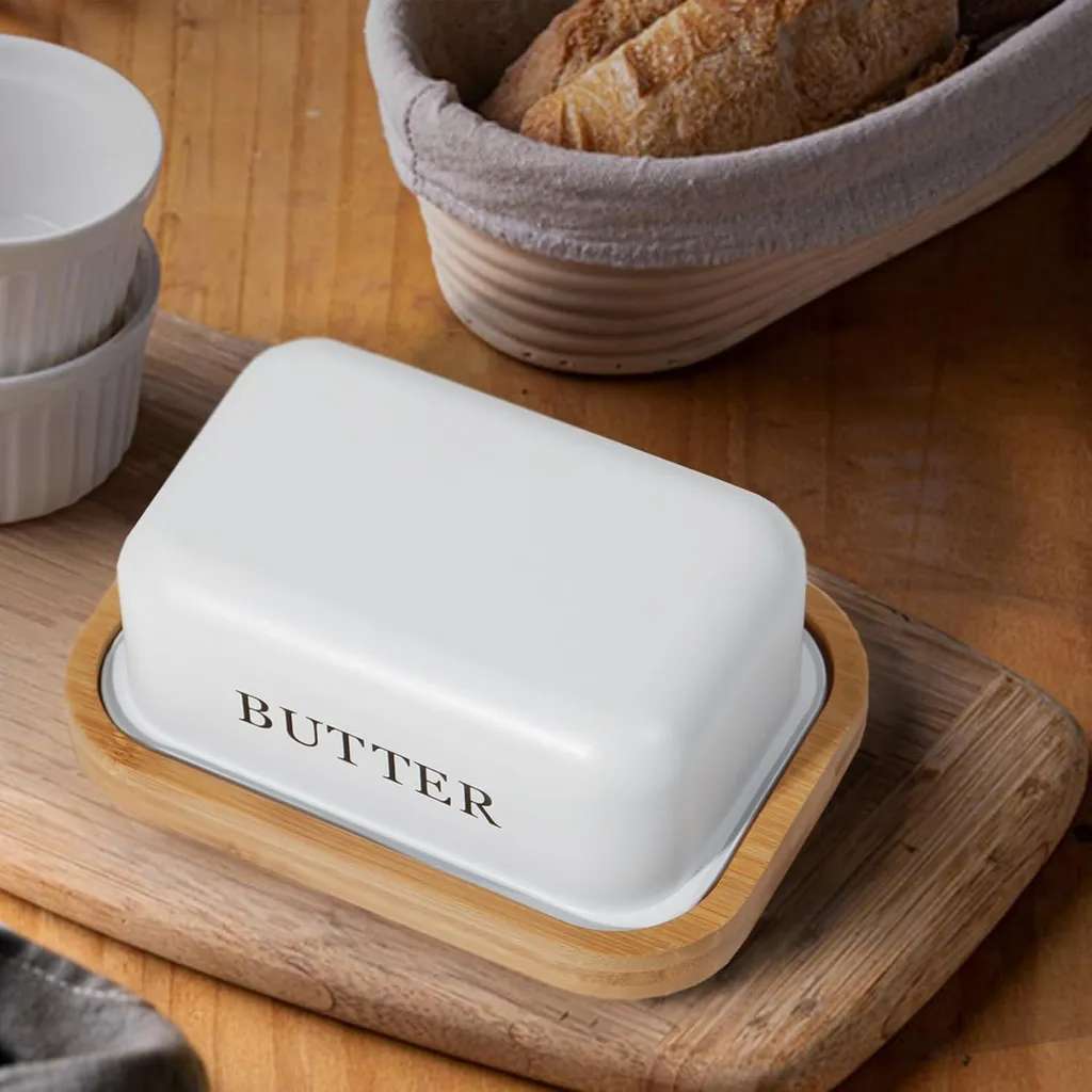 Mepal – Burriera – Bianco– per 250 g di burro – coperchio trasparente