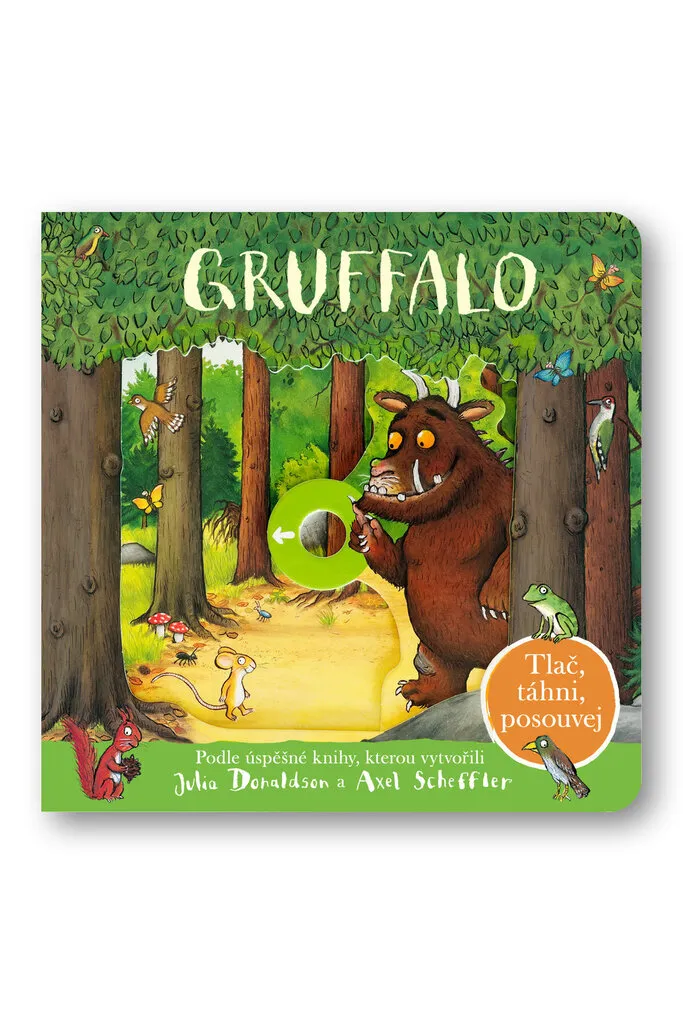 Livre Gruffalo Pousser tirer glisser de Julia Donaldson pour bébé