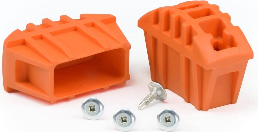 Paire Sabot caoutchouc TUBESCA pour marchepied 50x25mm - Image du produit 