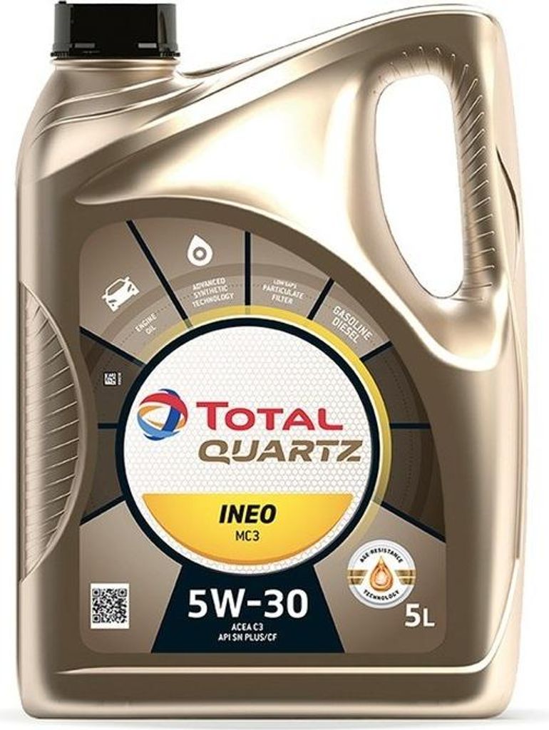 Olej Total Quartz 5W30 5L Ineo Mc3 C3 / Sn /Cf / 229.52 / Zdjęcie produktu 
