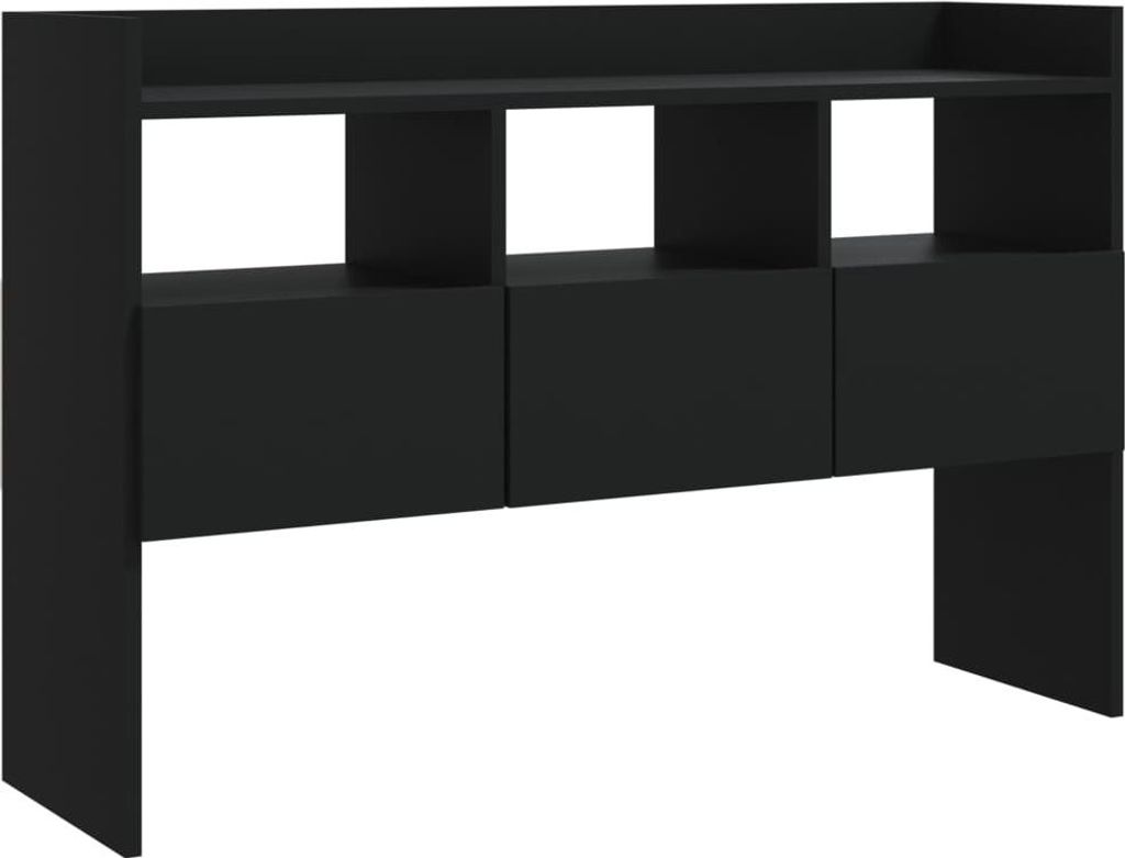 vidaXL Sideboard Schwarz 105x30x70 cm Holzwerkstoff Produktbild 