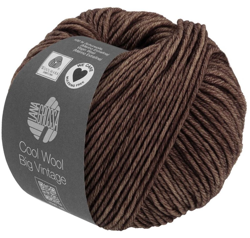 Lana Grossa Cool Wool Big VINTAGE 50 g barwiona ton w ton Zdjęcie produktu 