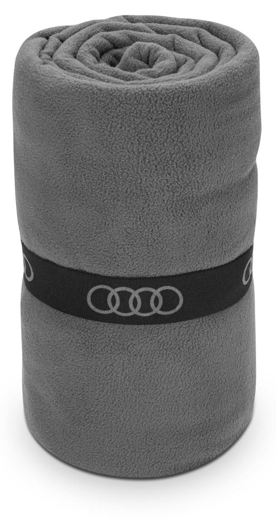 Original Audi Fleecedecke, grau
