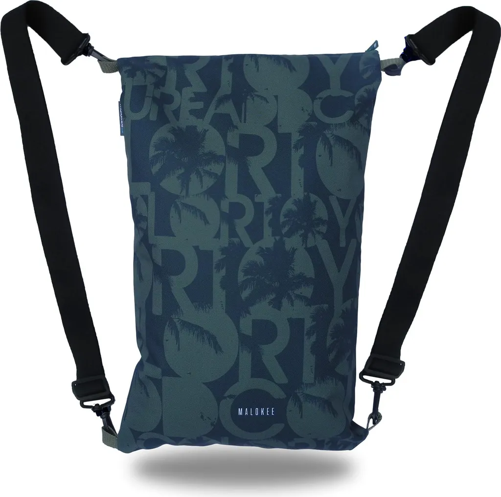 Sac à dos sac à bandoulière 2 en 1 sport vert à fermeture éclair CityX