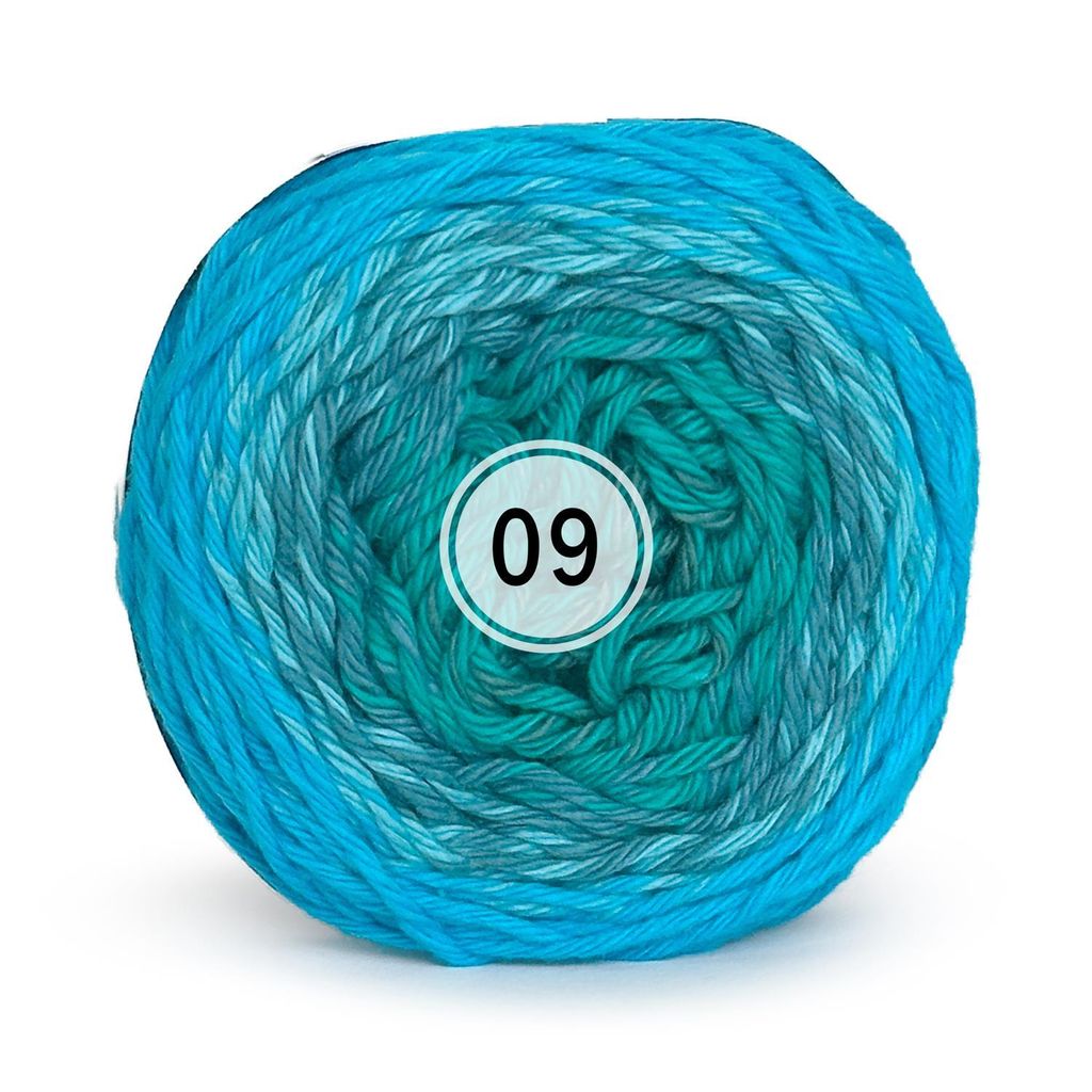 Ricorumi Spin Spin dk cotone (50g/115m) 09 turchese Immagine del prodotto 