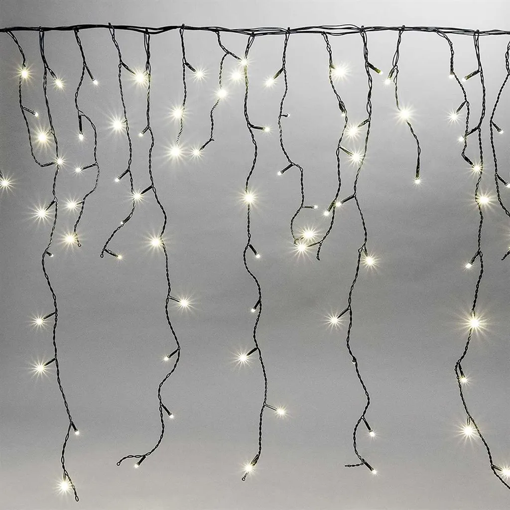 Guirlande LED Noël Résistante Extérieur Effet Glace 200 LED 5 Mètres