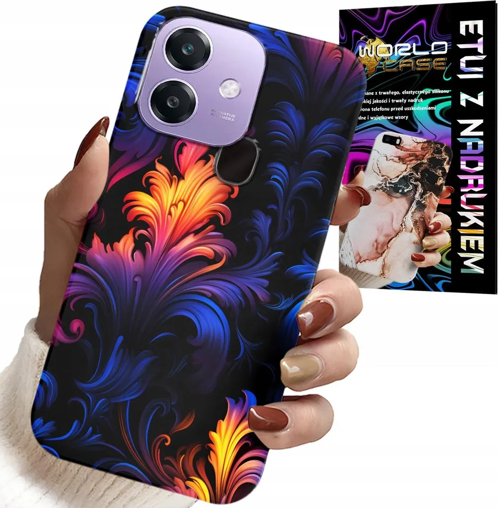 Custodia Oppo A40 / A40M Design Astratto Foil - Protezione Elegante