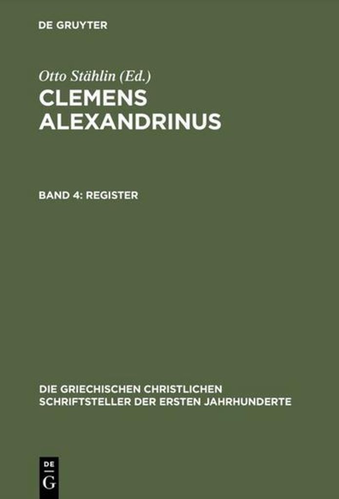 Register - Erster und Zweiter Teil