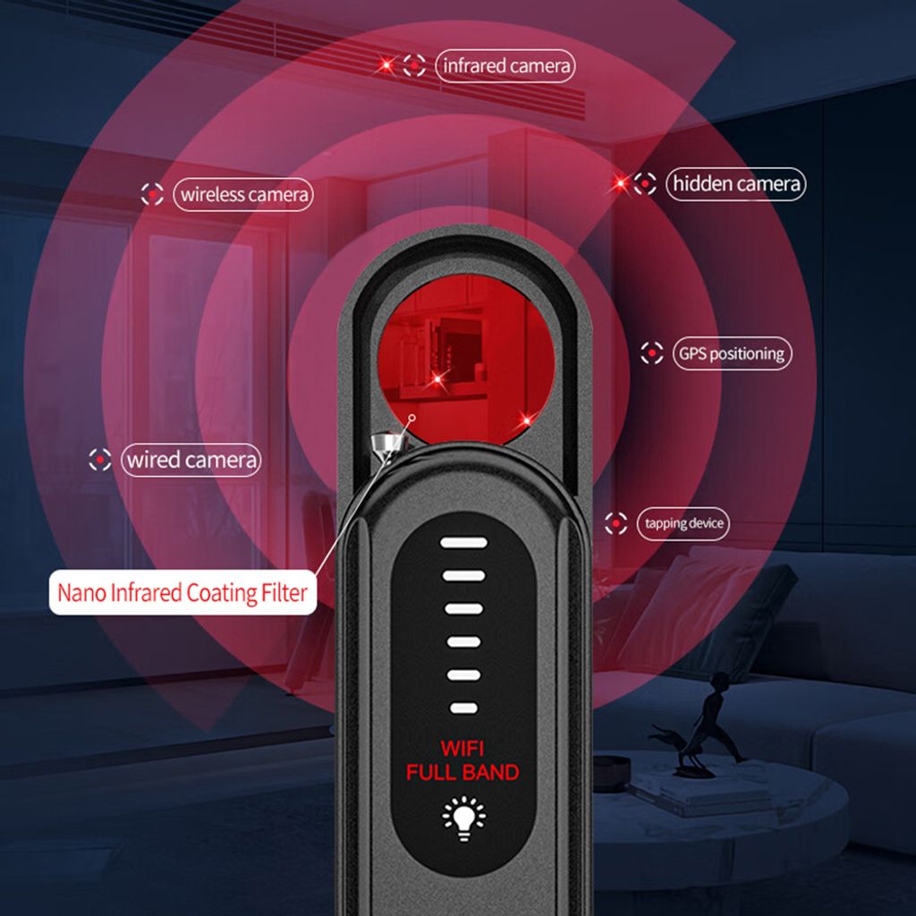 Mini bezprzewodowy wykrywacz kamer, wykrywacz RF, Zdjęcie produktu 10