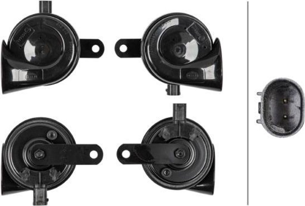 HELLA 3FH 012 010-051 Hupe OE kompatibel mit Mini, Clubman, Clubvan, Countryman, Paceman, Mini Roadster