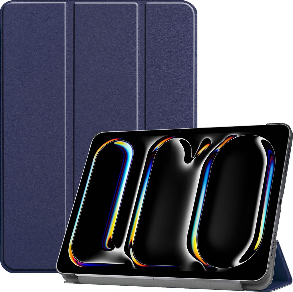 imoshion Trifold Klapphülle iPad Pro 13 (2024) M4 - Dunkelblau