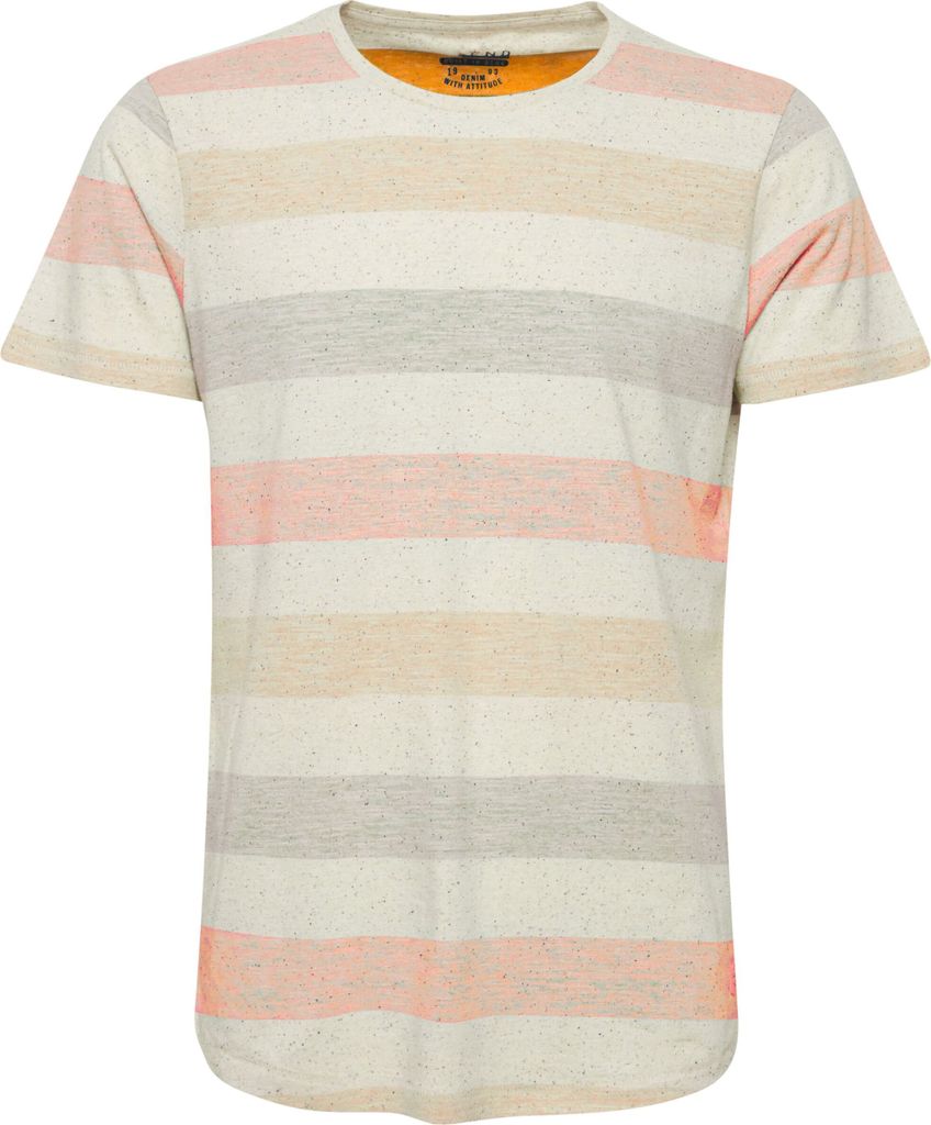 BLEND BHEfkin Herren T-Shirt Kurzarm Shirt mit Streifen Rundhals-Ausschnitt Baumwollmischung Regular fit