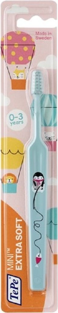 TePe Mini X-Soft Toothbrush for Children 0-3 Years 1 Mini X-Soft Baby Brush 1 Count