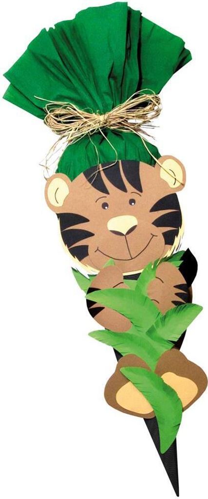 Schultüte Bastelset Tiger Produktbild 