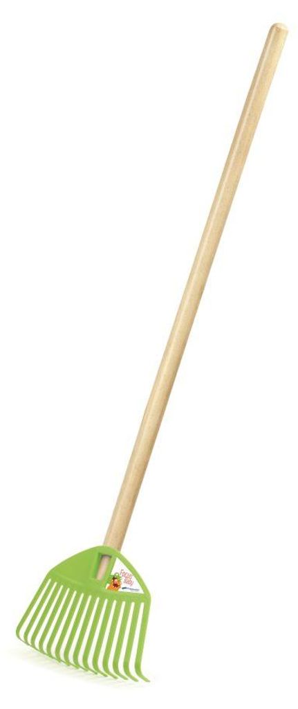 Dětské hrábě FOCUS BABY, dřevěná násada 71 cm - zelené Obrázek produktu 