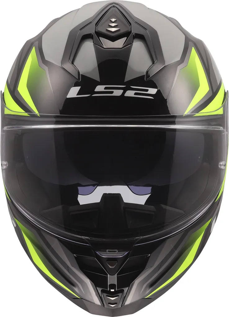 Casque LS2 FF817 Challenger II Viper gris et jaune en taille L - 3