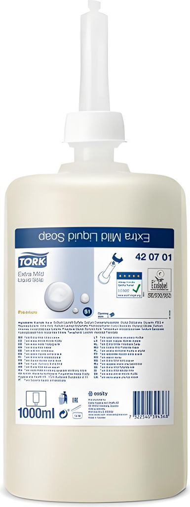 TORK 420701 Savon liquide Prem. Ex-Mild 1l Image du produit 