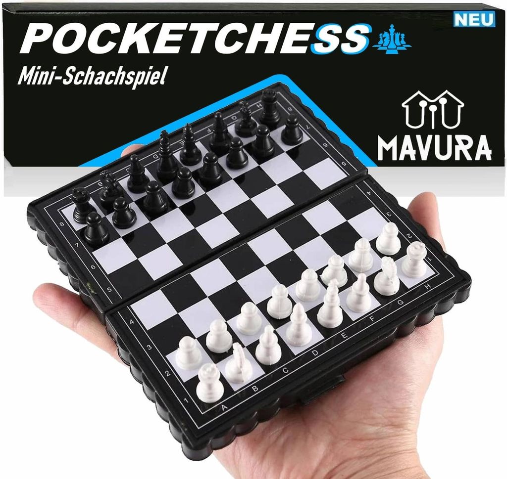 POCKETCHESS mini zestaw szachowy szachy podróżne Zdjęcie produktu 