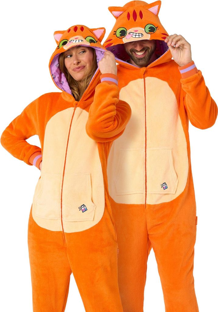 Rote Katze Onesie Größe: XXL