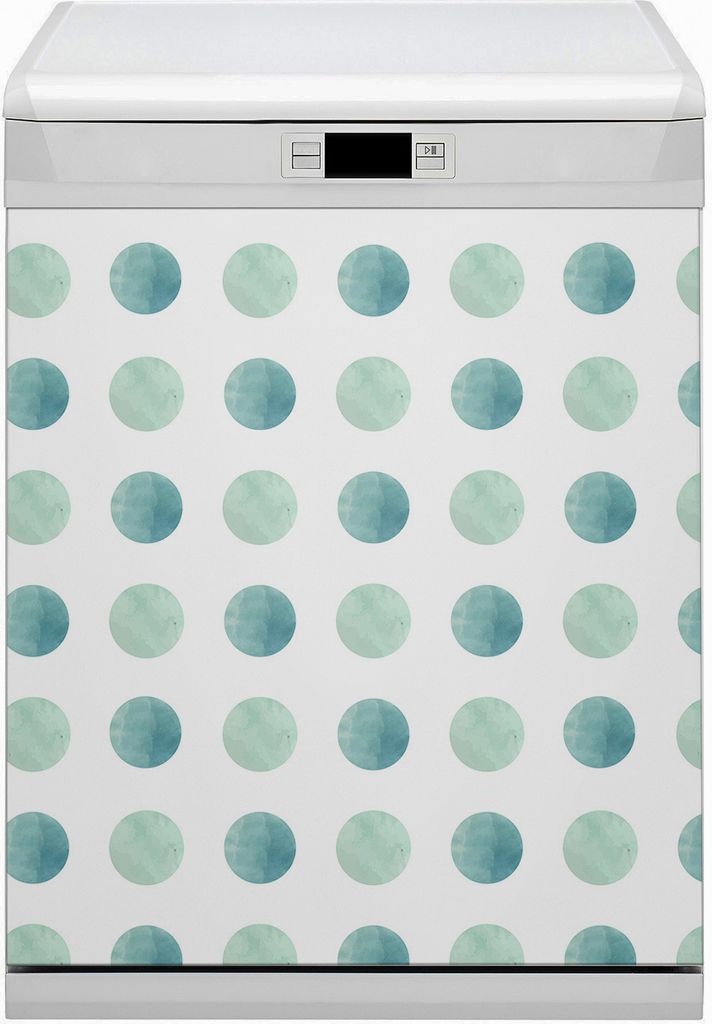 Magnet für Spülmaschine Abwaschbar 60x70 cm Magnet für Spülmaschine Magnetmatte Dekor - Aquarellpunkte