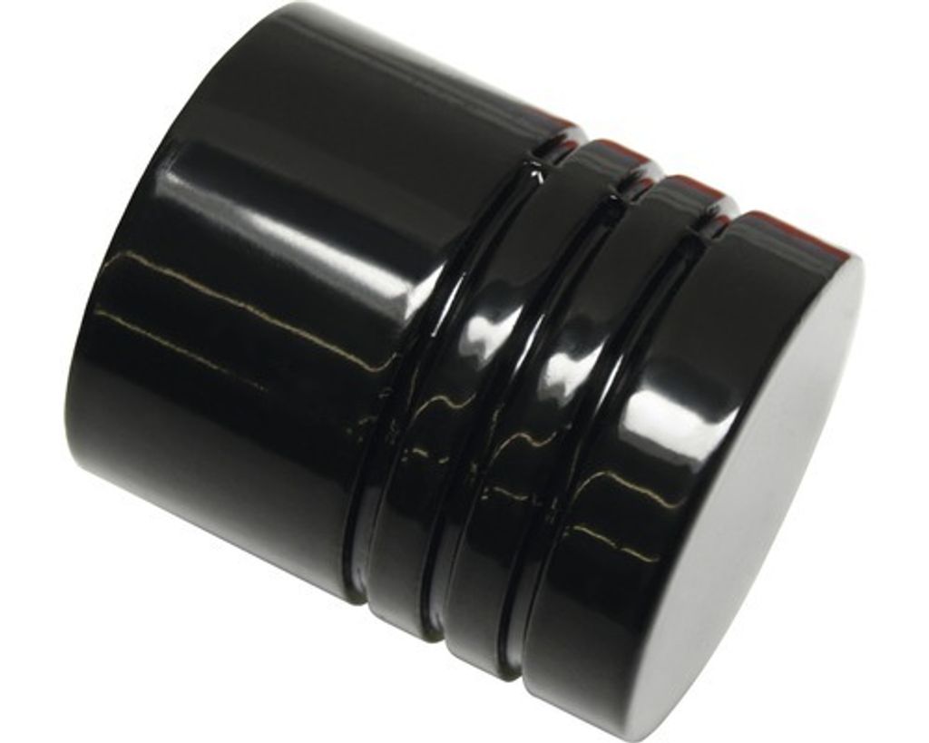 Gardinia Endstück Zylinder für Ø 20 mm schwarz cm Produktbild 