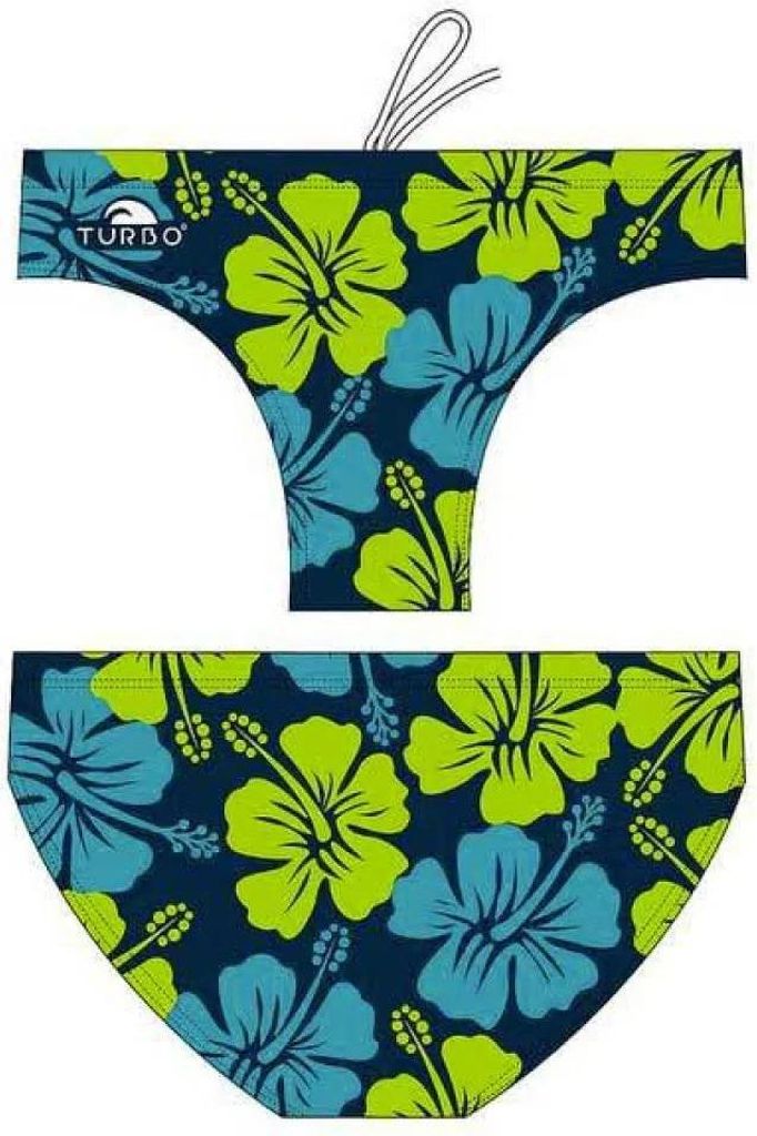 Turbo Surf Flower Badeslip Blau 4XL Herren Blau 4XL