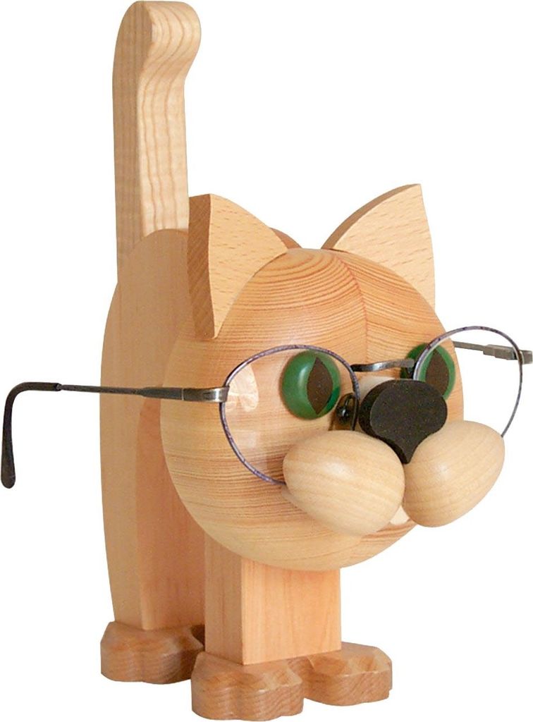 Drechslerei Kuhnert - Eleganter Brillenhalter aus Holz - Produktbild 