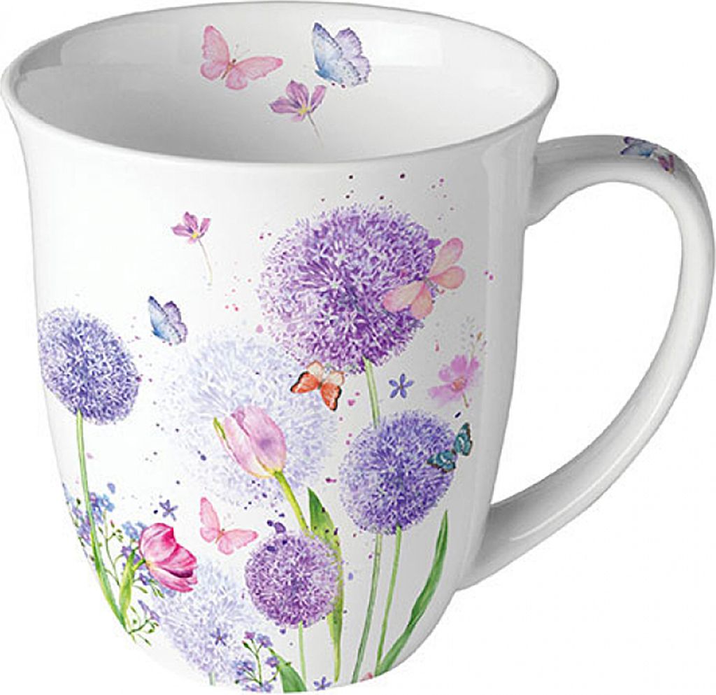 Tazza in porcellana da 0,4 litri - Flower beauty Immagine del prodotto 