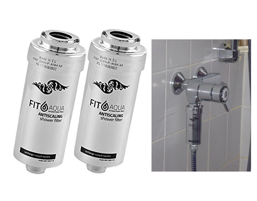 2 x Duschfilter FitAqua Antiscaling Wasserfilter für Dusche Produktbild 