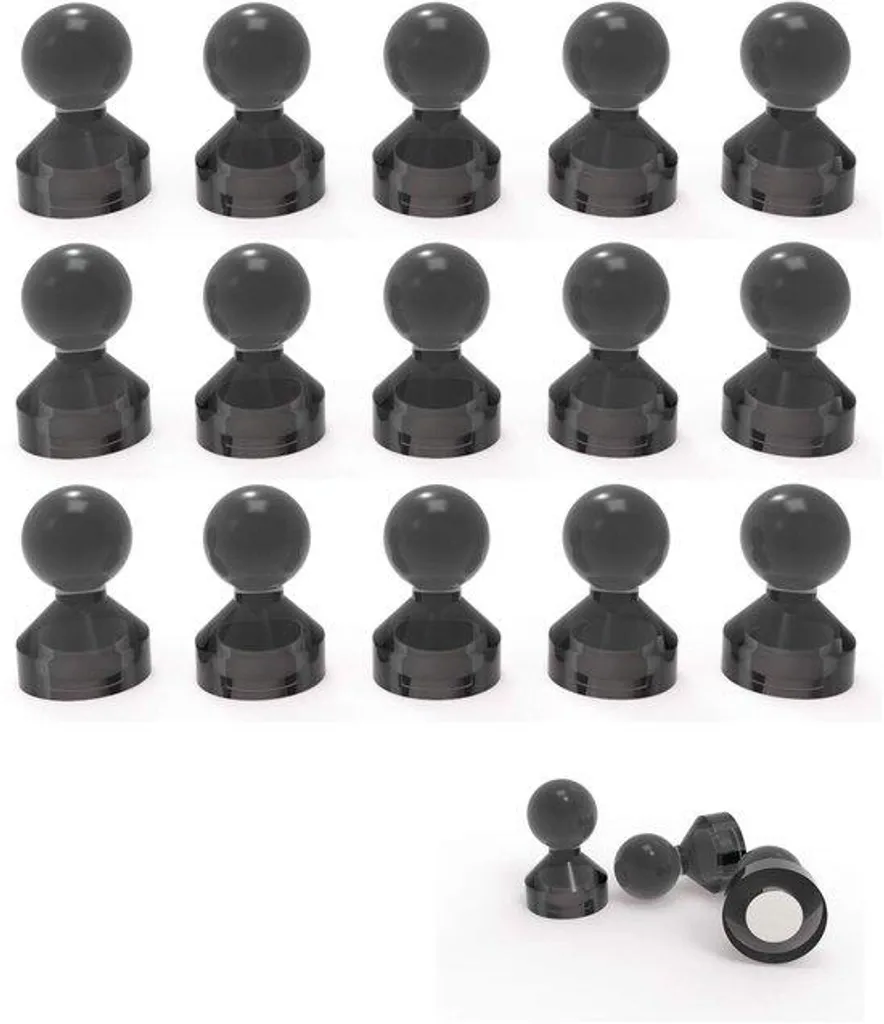 Aimants néodyme pour tableau blanc lot de 18 - Fixation bureau 11 mm