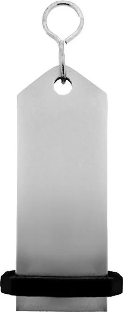 CombiCraft Midi Bumerang argento - 75 x 30 mm - 5 pezzi