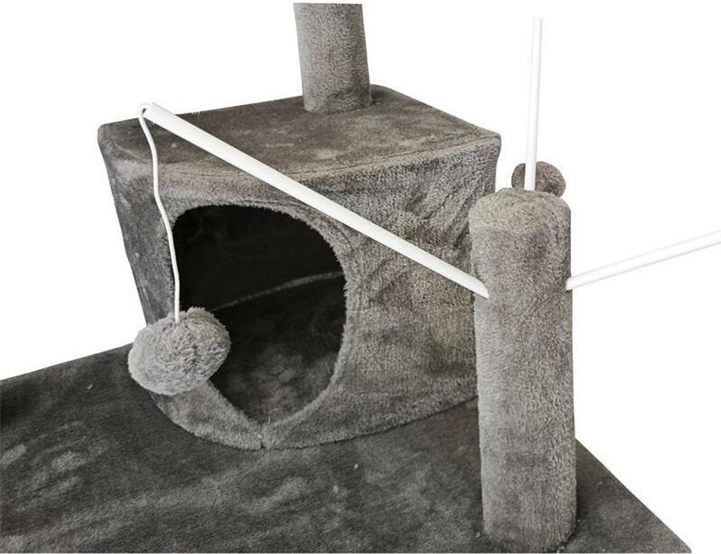 Katzenkratzbaum Kratzbaum Katzenbaum 163cm Spielbaum Produktbild 3
