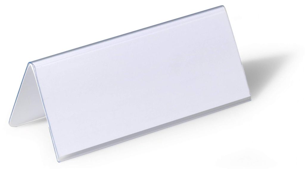 DURABLE Porte-noms de table 61/122x150 mm, 25 pc, Image du produit 