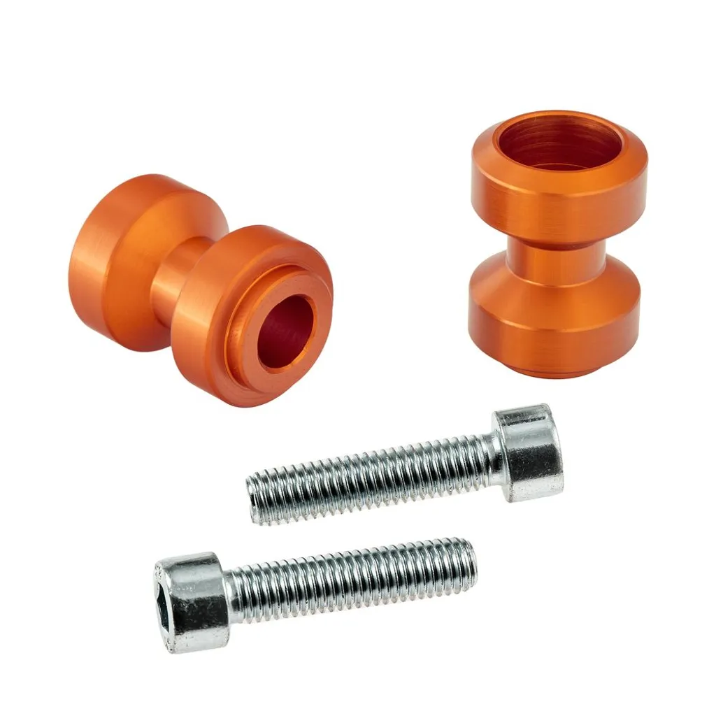 IBEX M8 Bobbins Arancione: Adattatori per Cavalletto Posteriore Moto