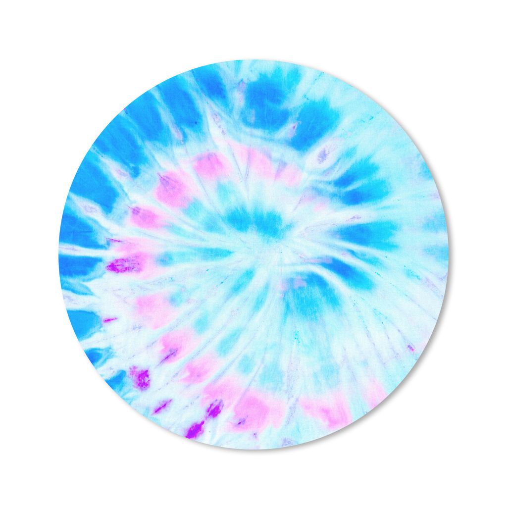 MuchoWow Mauspad Mousepad Sommer - Krawattenfärbung - Spirale 20x20 cm - Mousepads - Maus Mat - Pad - Mausunterlage - Schreibtischmatte