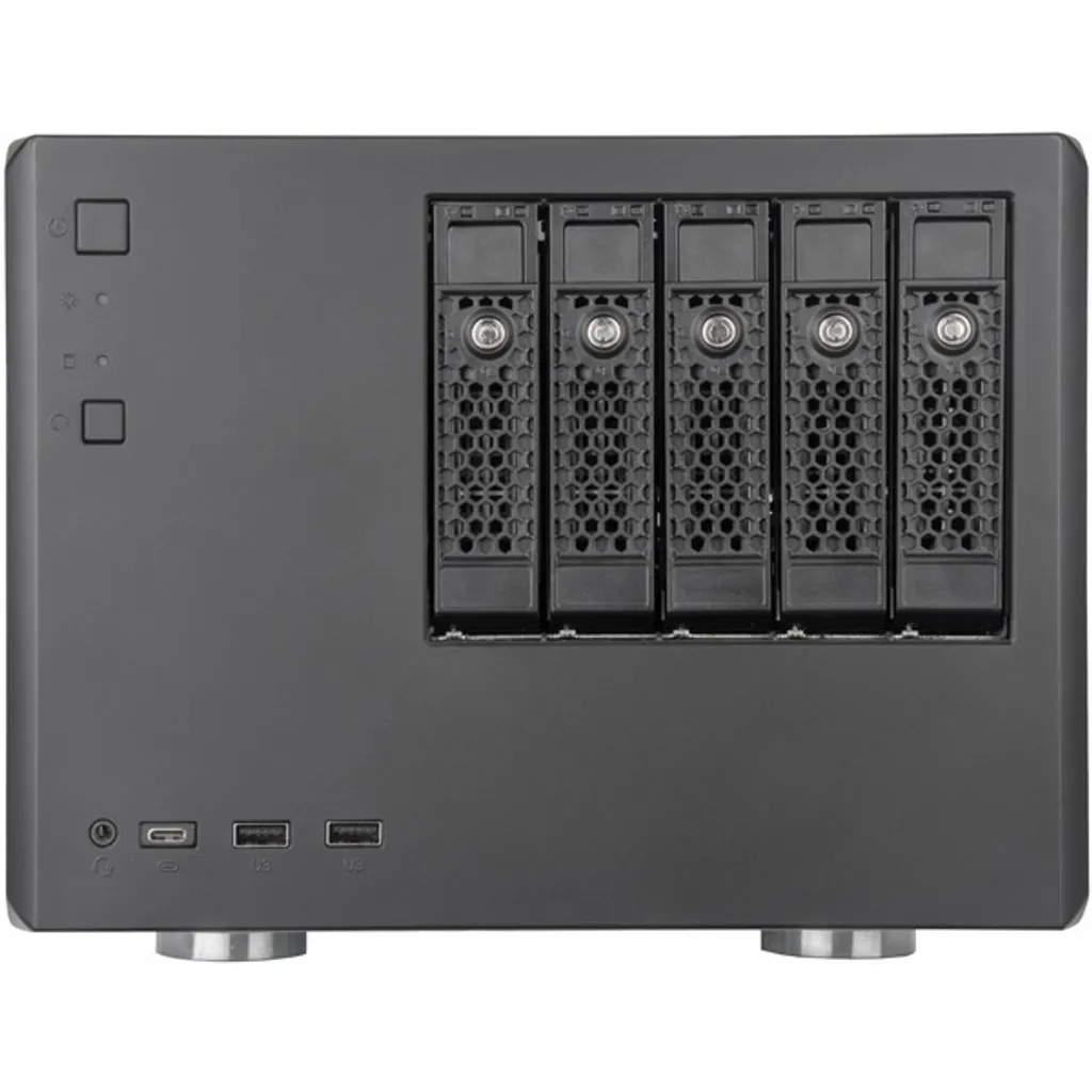 Boîtier PC pour Serveur Domestique SilverStone SST-CS351 Compact Noir - 2