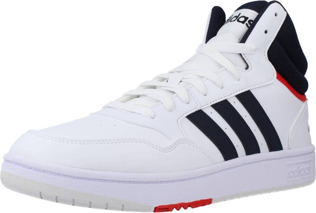 ADIDAS Halbschuhe HOOPS 3.0 MID, Weiß:46