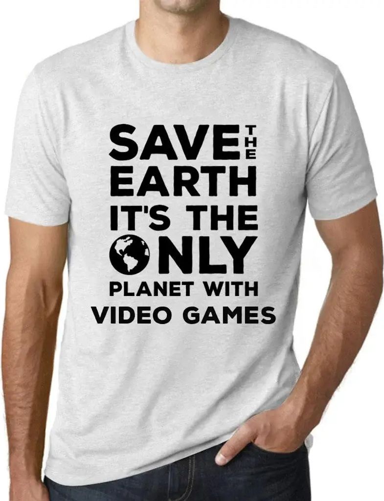 Herren Grafik T-Shirt Rettet die Erde sie ist der einzige Planet mit Videospielen – Save The Earth It’s The Only Planet With Video Games