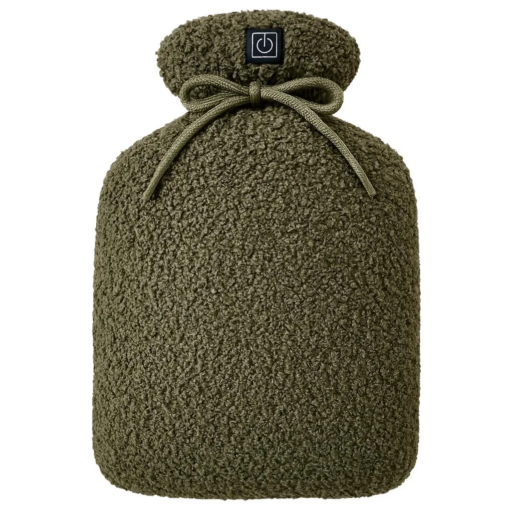 Warmpi Borsa Acqua Calda Elettrica Peluche Orsetto Verde Relax