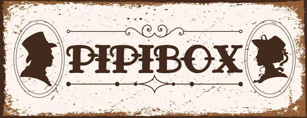 vianmo Holzschild 10x27 cm Pipibox