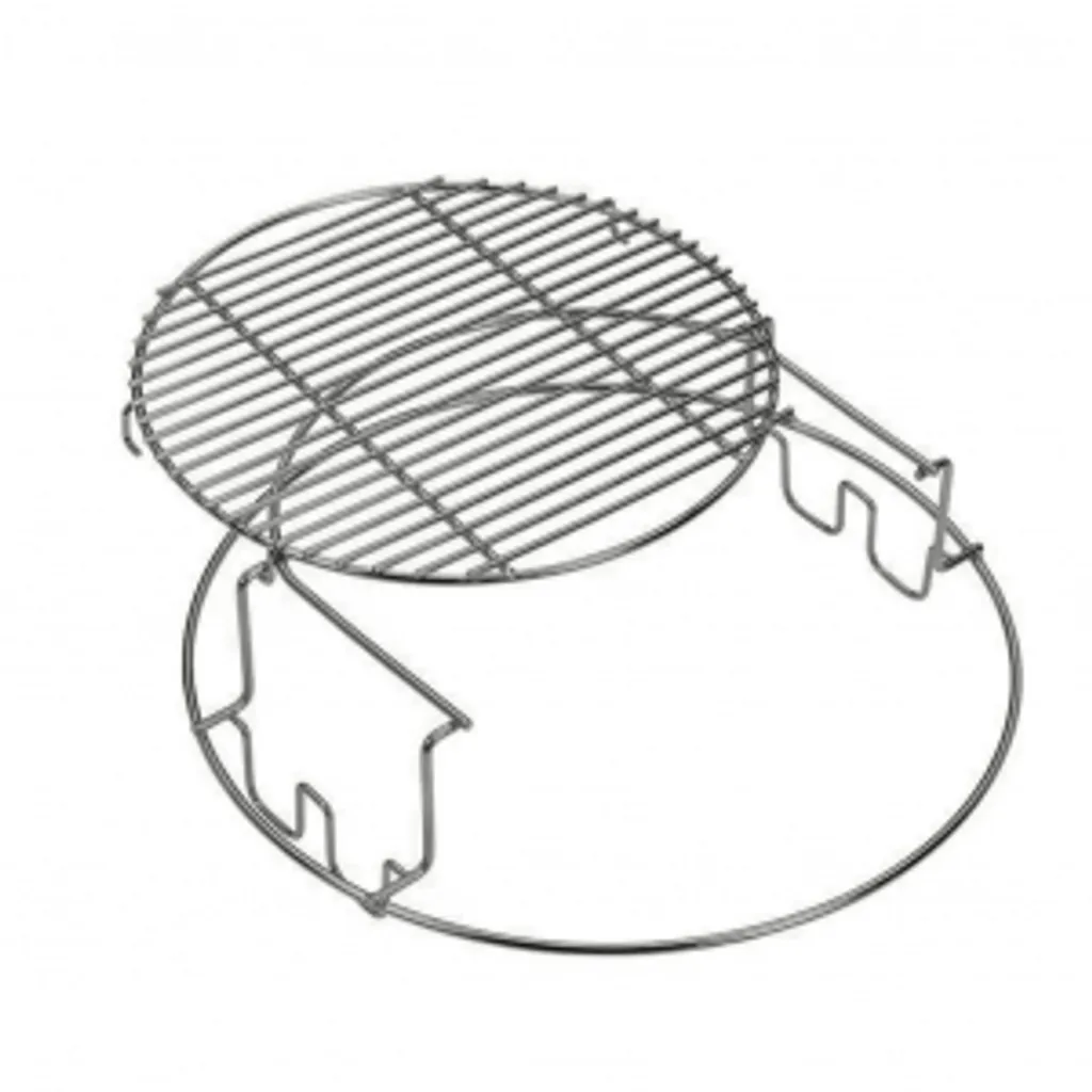 Grille multi-niveaux XL Big Green Egg en inox - Extension de cuisson Pro - 6